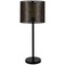 Northlight Iron Table Lamp with Laser-Cut Shade - 30" - Black and Gold